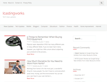 Tablet Screenshot of icastingworks.com